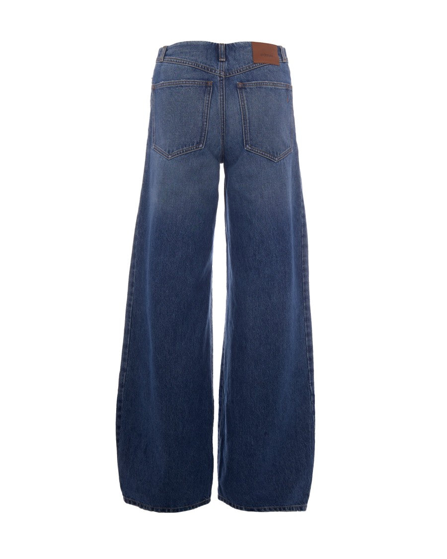 Sportmax Innovative Wide-Leg Jeans With Balloon Shape