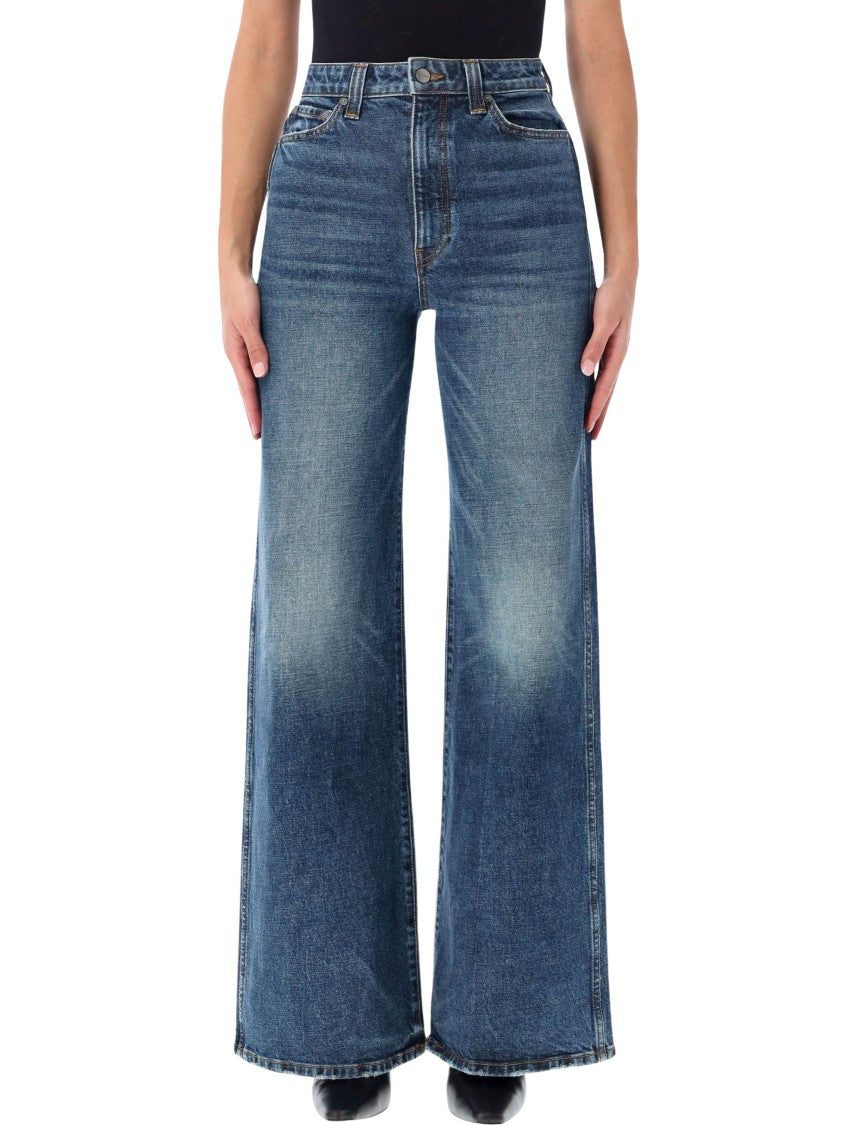 Khaite Dane Wide-Leg High-Waisted Jeans