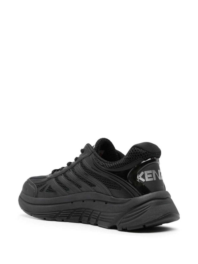 Kenzo Black Mesh Panelled Sneakers