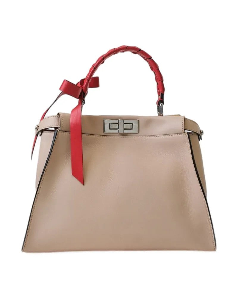 Fendi Peekaboo Medium Bicolor Pink Bow