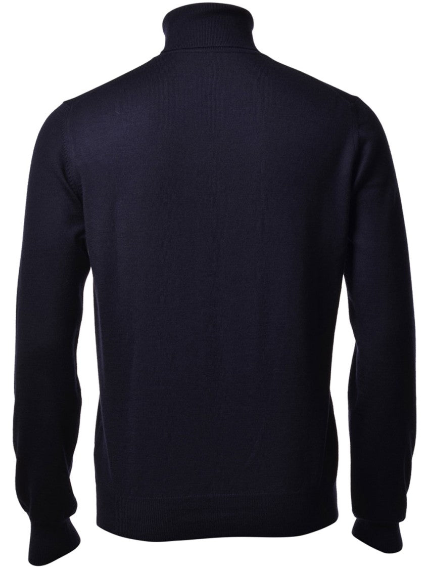 Gran Sasso Refined Turtleneck Sweater In 100% Wool