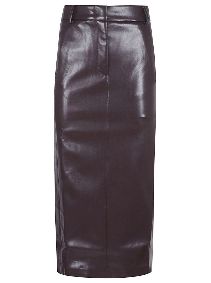 The Andamane Sheath Midi Skirt With Back Slit