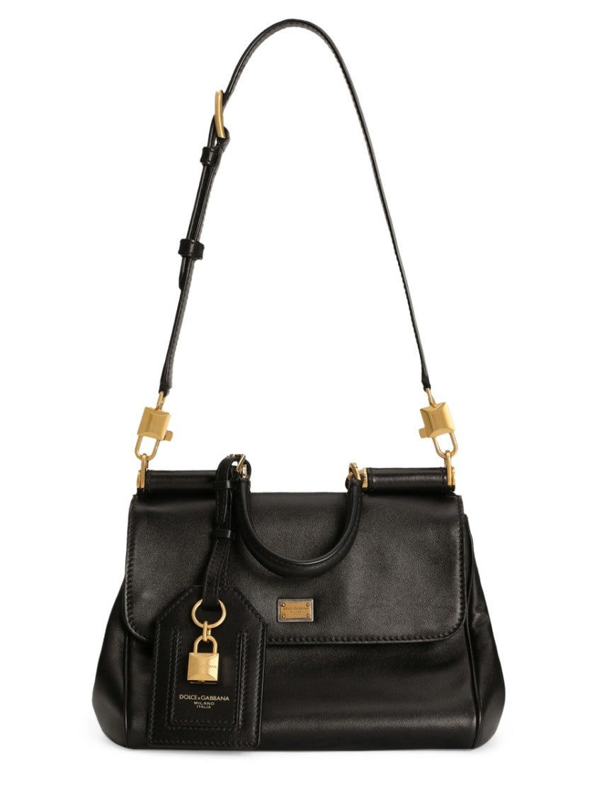 Dolce & Gabbana My Sicily Gold Hardware Flap Handbag Bag