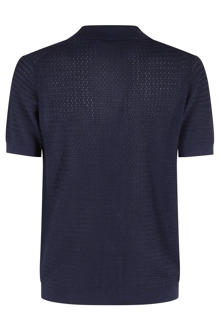 Kangra Short-Sleeved Shirt With Arabesque Pattern And Classic Collar