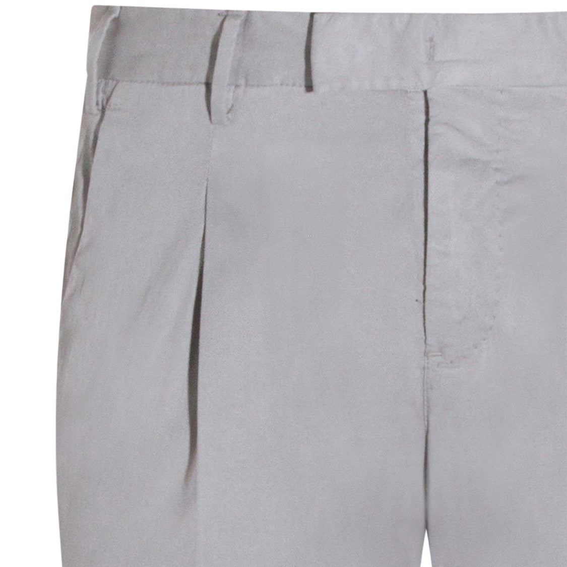Pt Torino Classic Tailored Grey Trousers With Straight Leg Design
