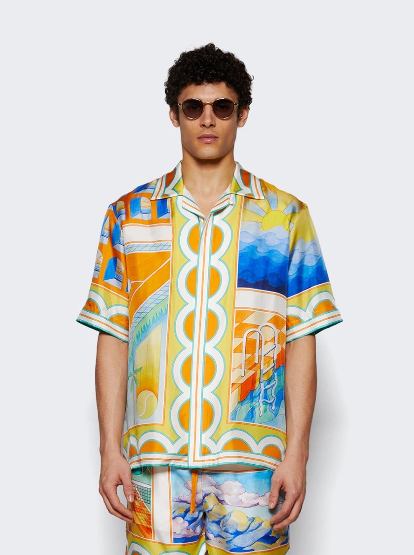 Casablanca Surreal Pool Shirt Multicolor