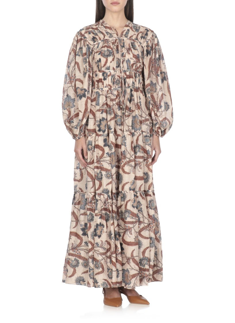 Zimmermann Ascension Tie Billow Dress