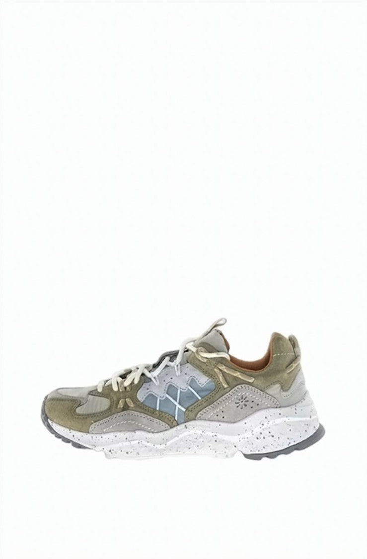 Flower Mountain Multicolor Ripstop Suede Bicolor Sole Outdoor Sneakers