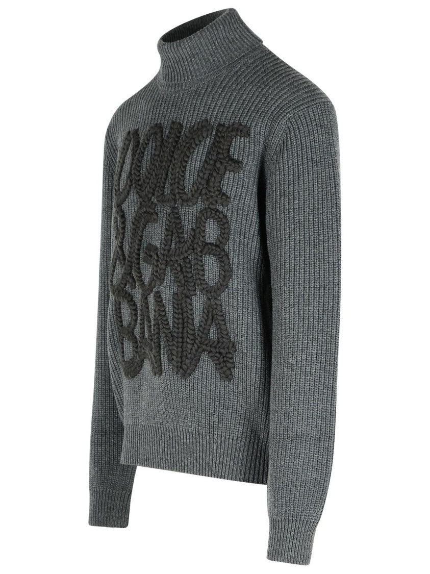 Dolce & Gabbana I Grey Virgin Wool Sweater