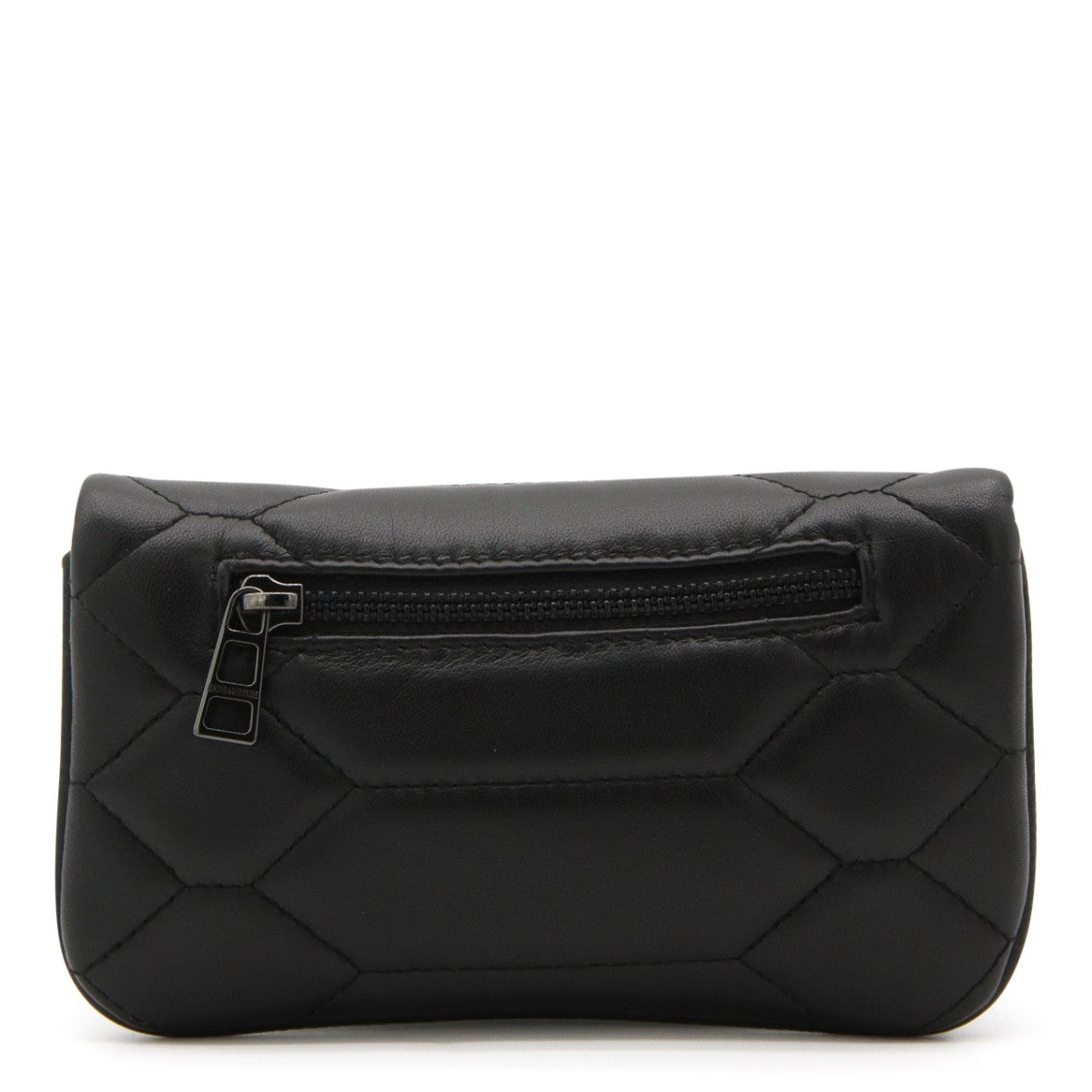 Zadig & Voltaire Quilted Black Leather Rock Nano Xl Shoulder Bag