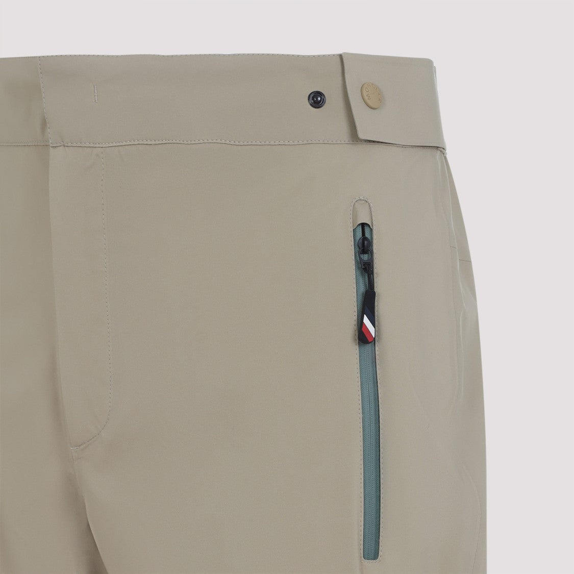 Moncler Grenoble Light Beige Polyamide Trousers