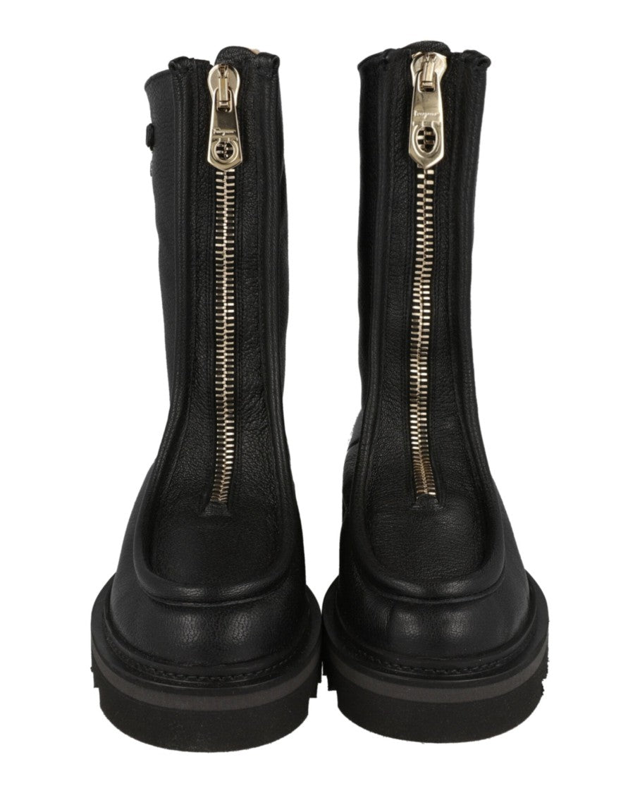 Ferragamo Eurialo F Leather Boots