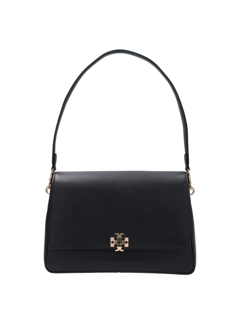 Tory Burch Black Charlie Double T Leather Bag
