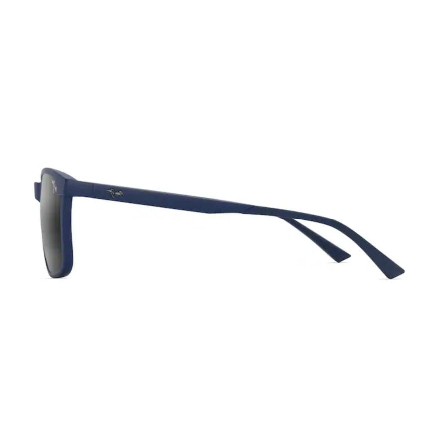 Maui Jim Hulili Matte Navy Rectangular Sunglasses With Gradient Grey Lenses