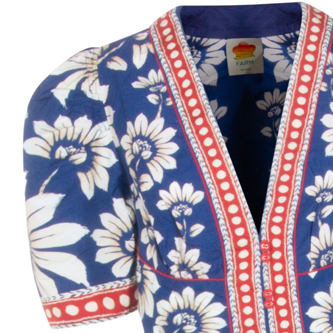 Farm Rio Flowing Pink Dress With Vibrant Floral And Abstract Patterns