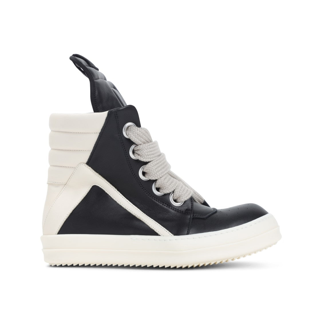 Rick Owens High-Top Sneakers With Textured Leather
