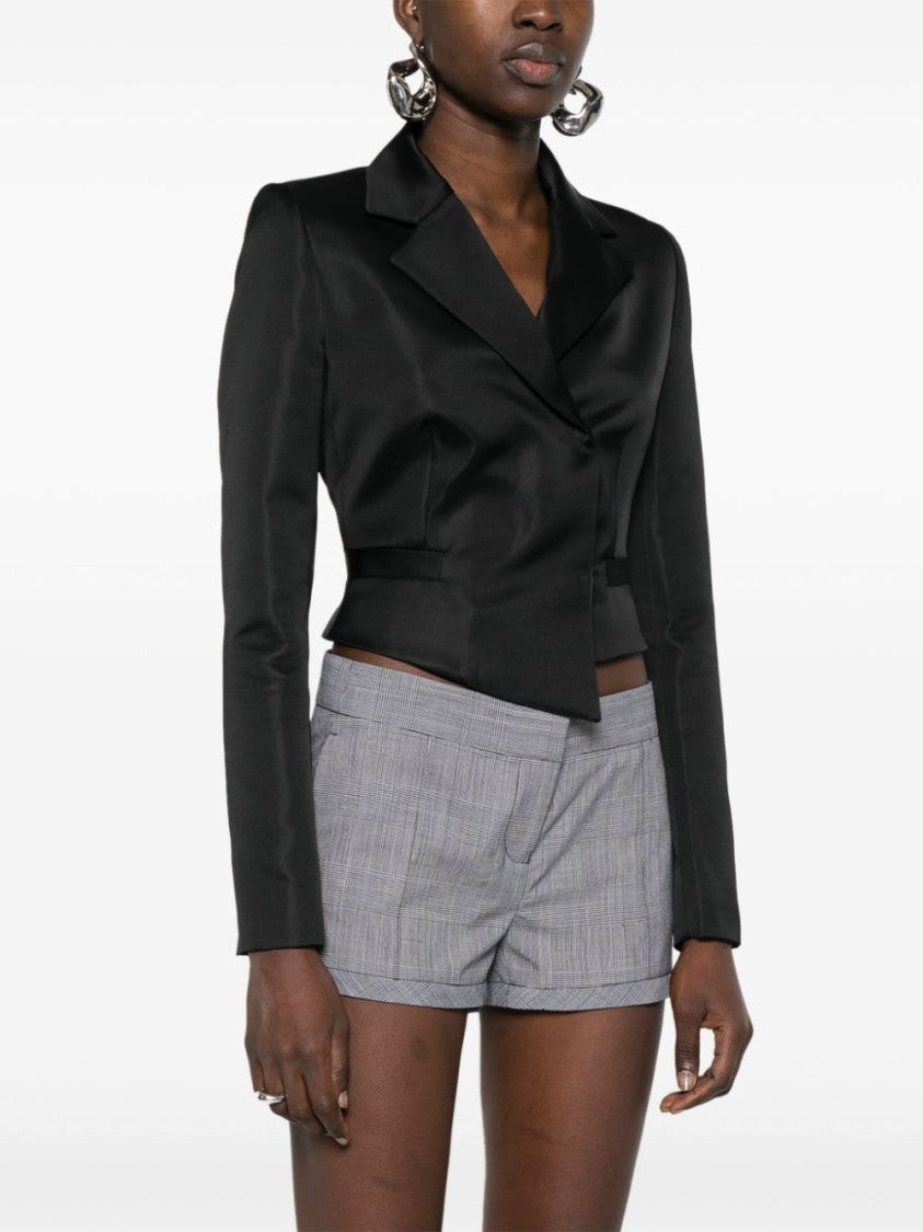 Coperni Black Satin Finish Jacket