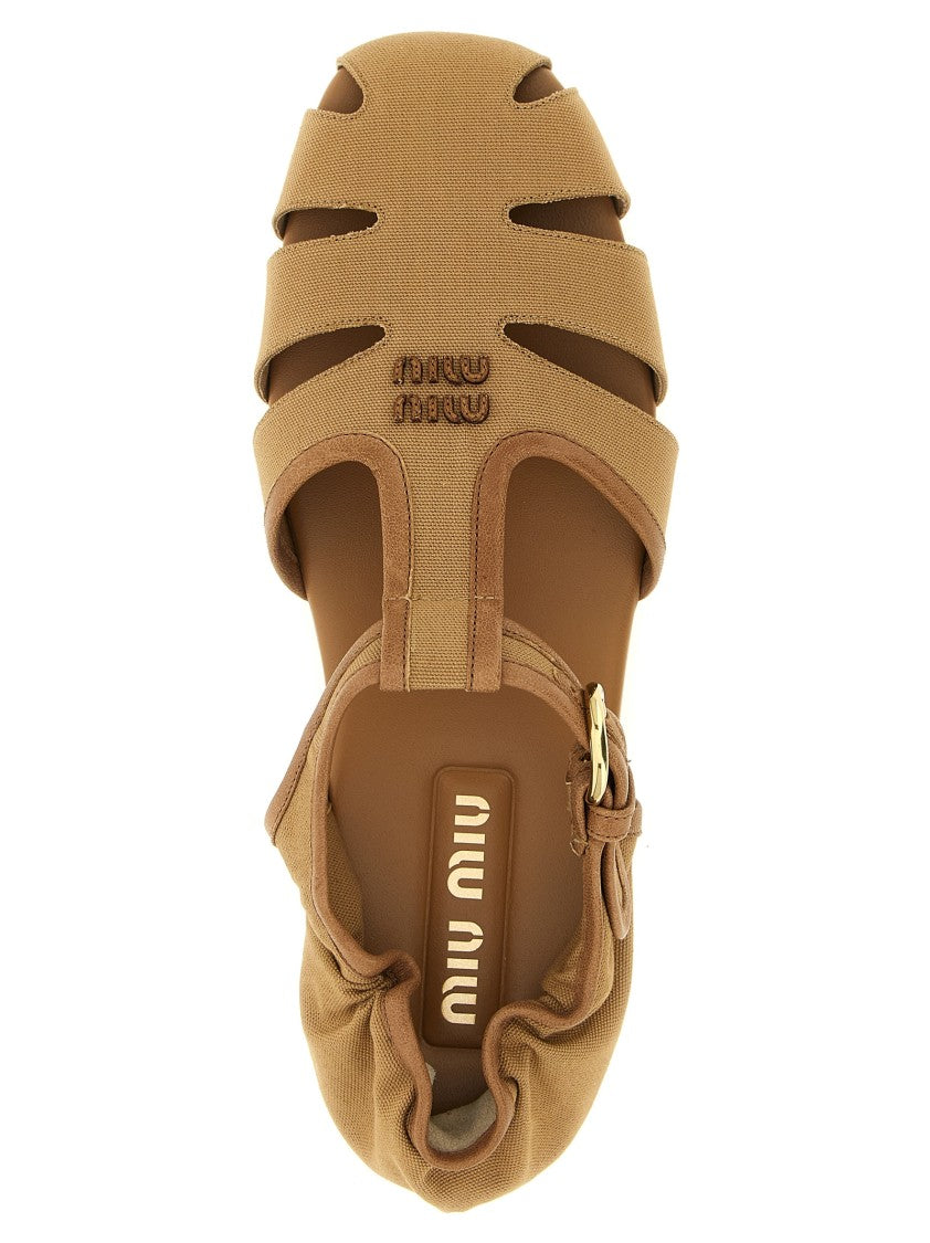 Miu Miu 'Ruches' Sandals