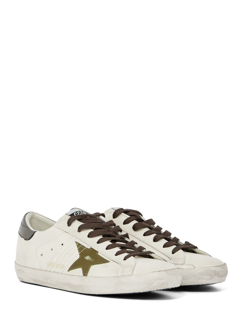 Golden Goose Cocco Print Leather Sneakers