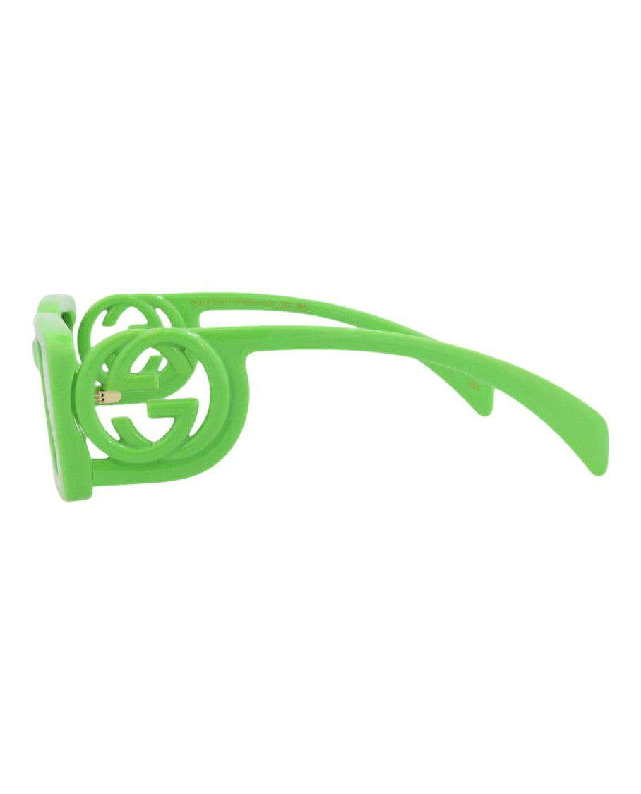 Gucci Square-Frame Injection Sunglasses