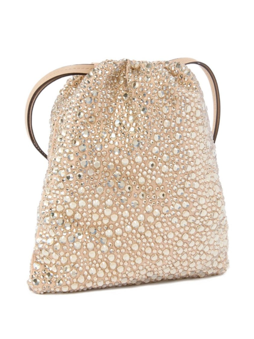 Pinko Structured Neutrals Bag With Design