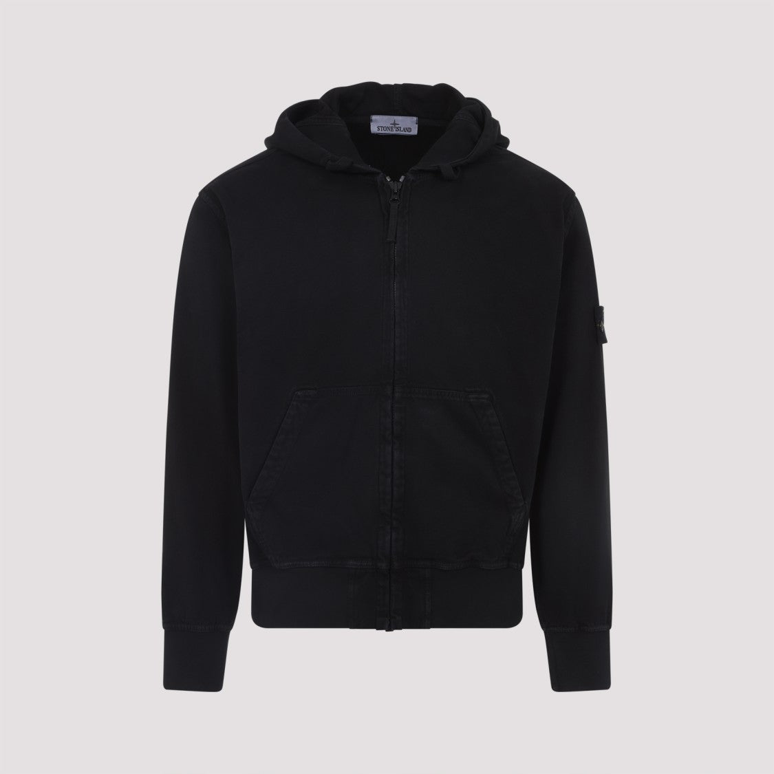 Stone Island Black Cotton Sweatshirt