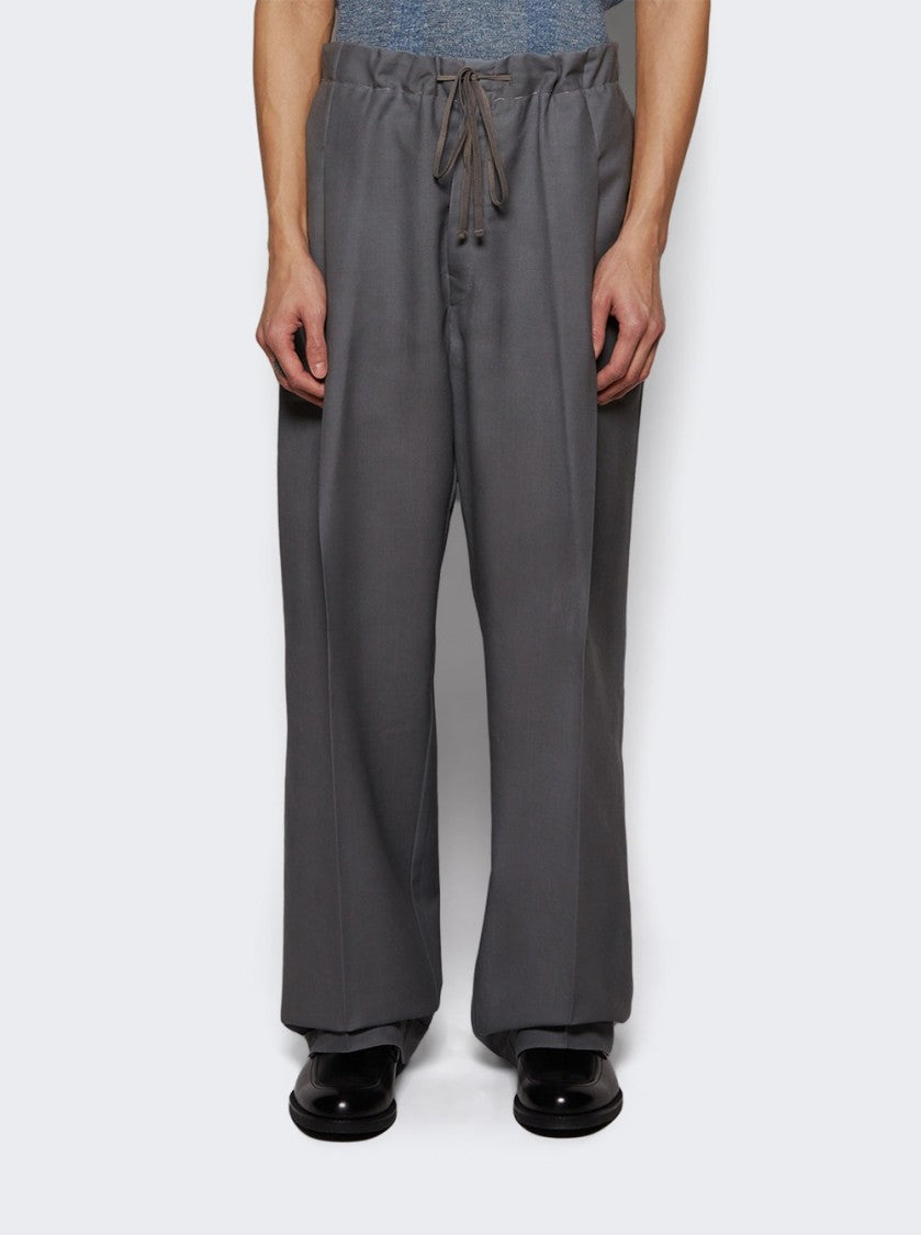 Maison Margiela Mohair Wool Trousers - Medium Grey
