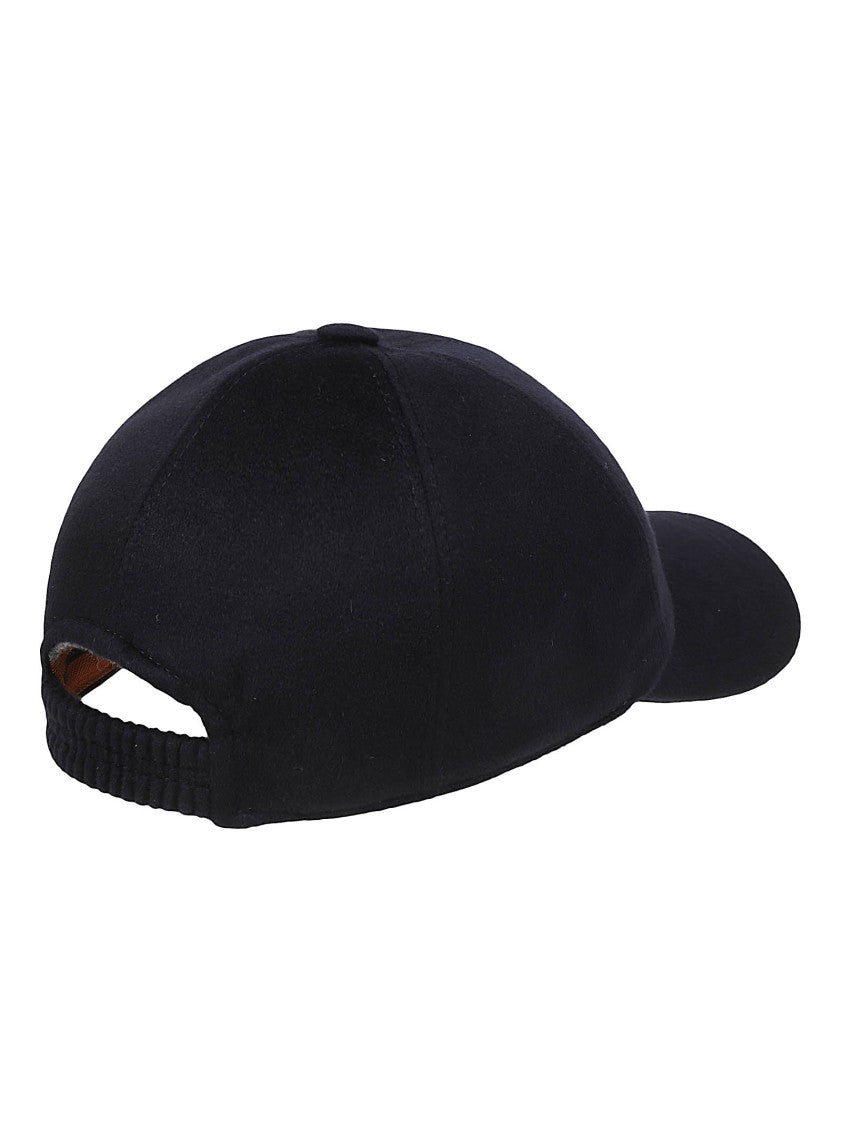 Zegna Oasi Cashmere Lined Premium Black Cashmere Hat