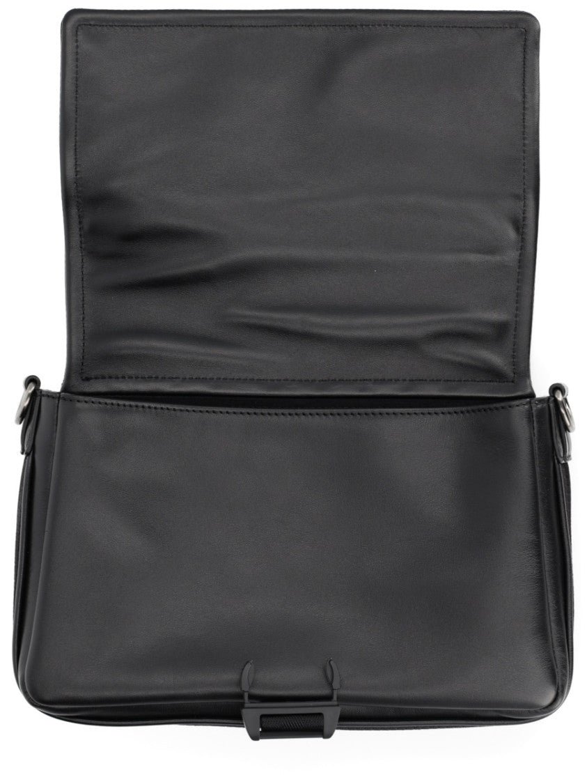 Fendi Flux Messenger Bag In Smooth Calf Leather