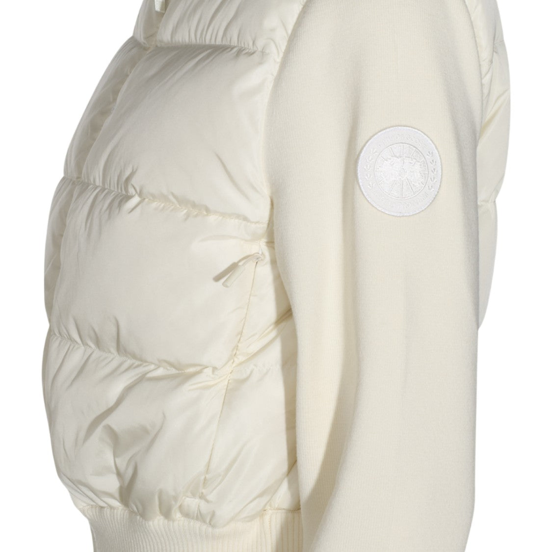 Canada Goose Quilted High Collar Ribbed Puffer Jacket