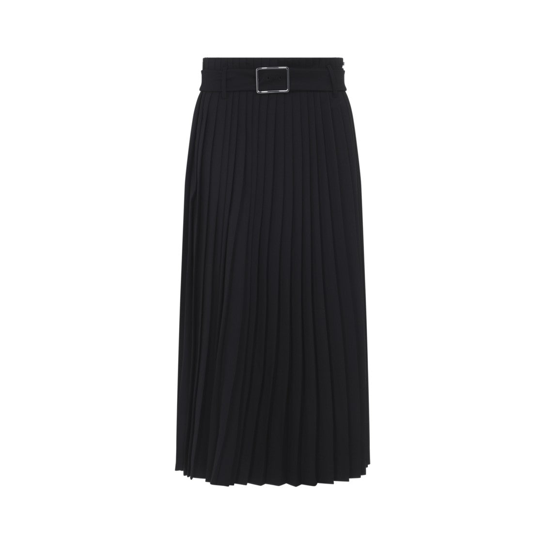 Sportmax Midi Skirt With Finely Pleated Fabric