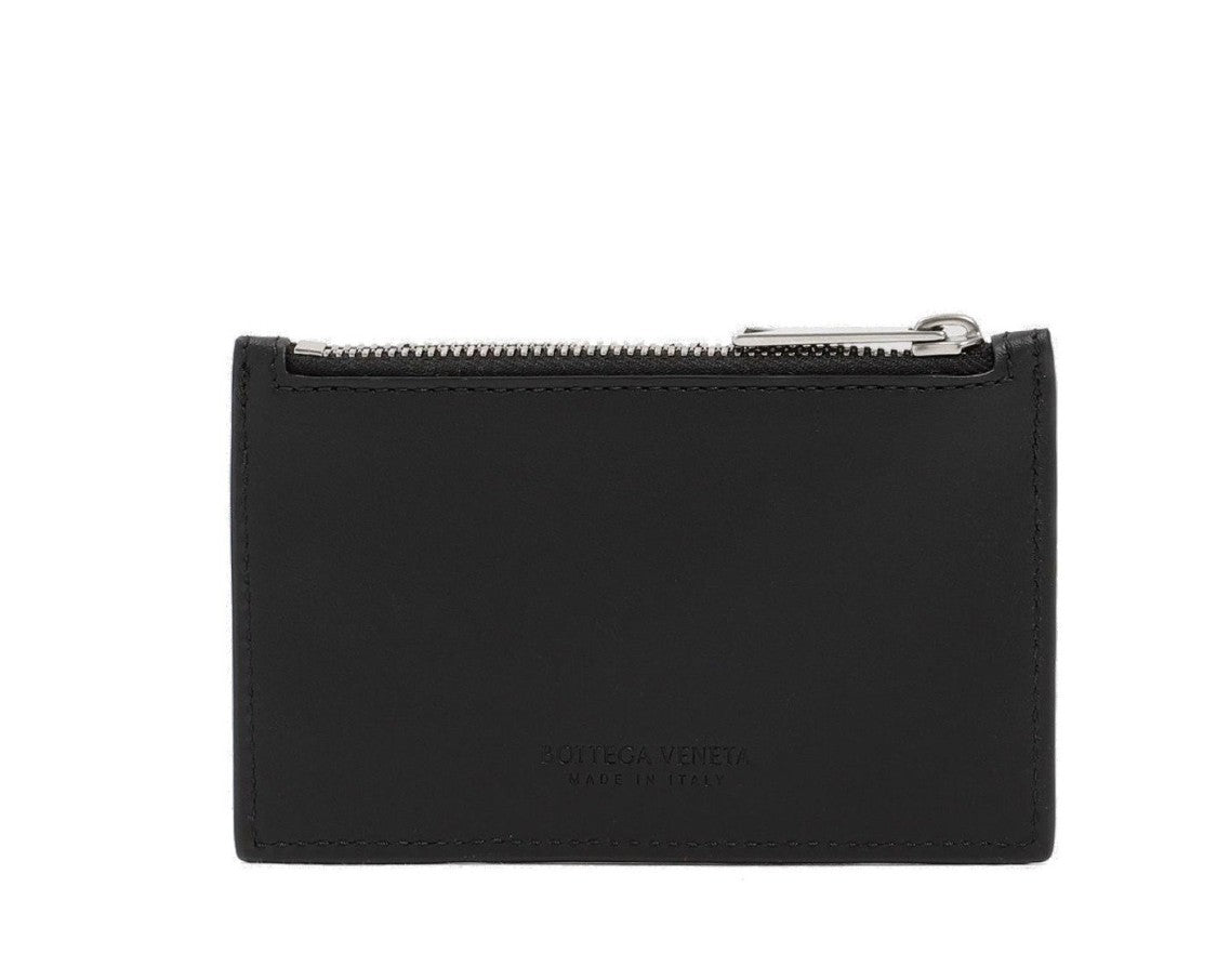 Bottega Veneta Rectangular Woven Card Wallet