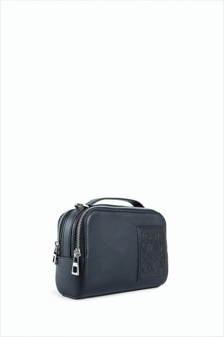 Loewe Rectangular Calf Leather Crossbody Bag With Branded Detailing