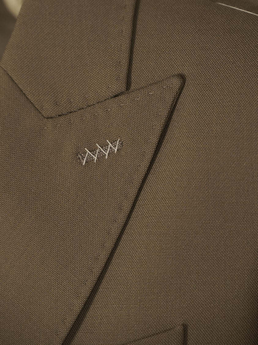Max Mara Double-Breasted Tailored Jacket With Notch Lapel