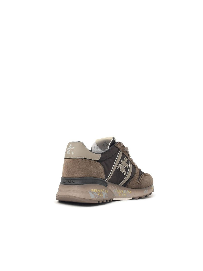 Premiata 'Lander 8410' Brown Suede Sneakers