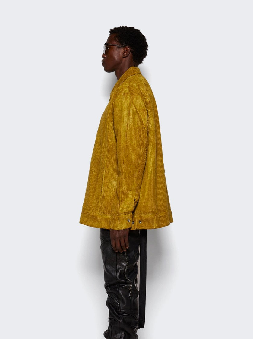 Drkshdw By Rick Owens Jumbo Worker Jacket Ochre