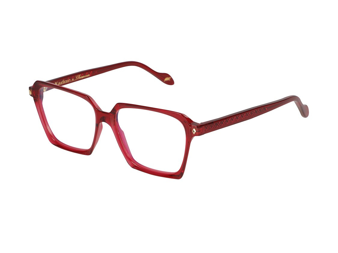 Kador Gold Jodie Oversized Square Eyeglasses
