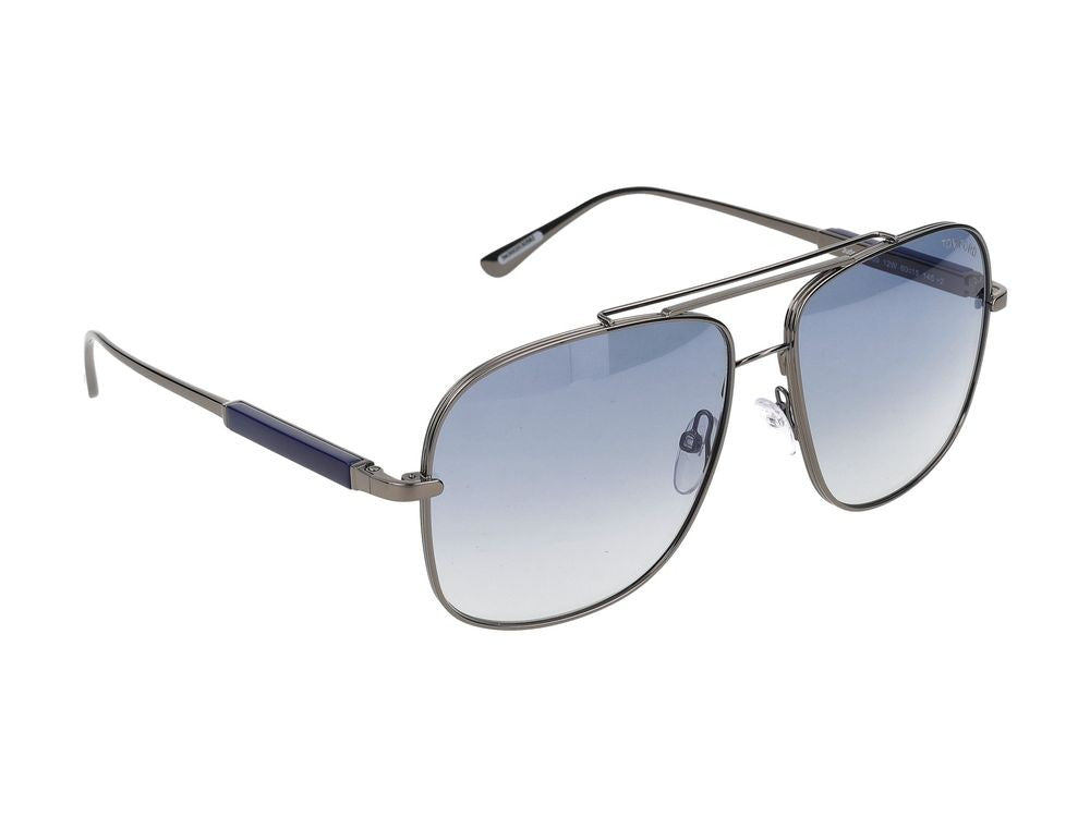 Tom Ford Blue Metal Frame Sunglasses