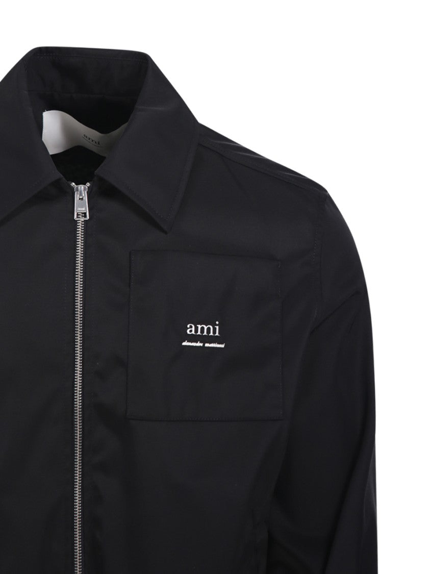 Ami Black Zipped Jacket