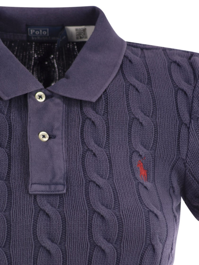 Polo Ralph Lauren Plaited Short-Sleeved Polo Shirt