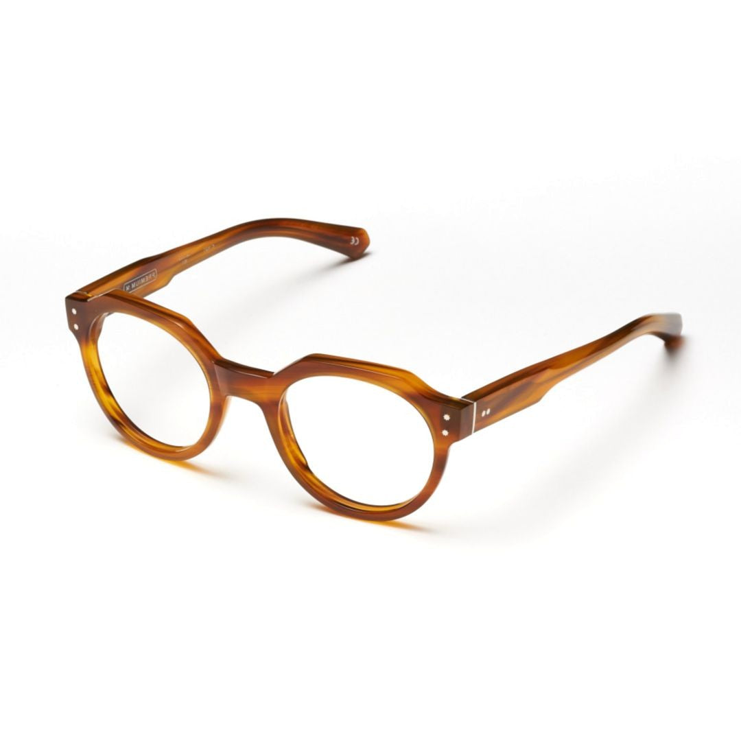 Kador Premium 14 Rounded Tortoiseshell Eyeglasses With Geometric Accents