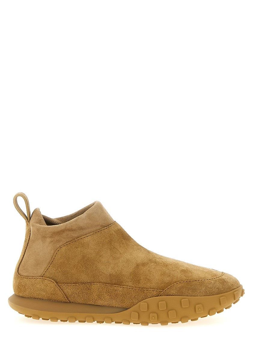 Jil Sander Suede Lace-Up Sneakers