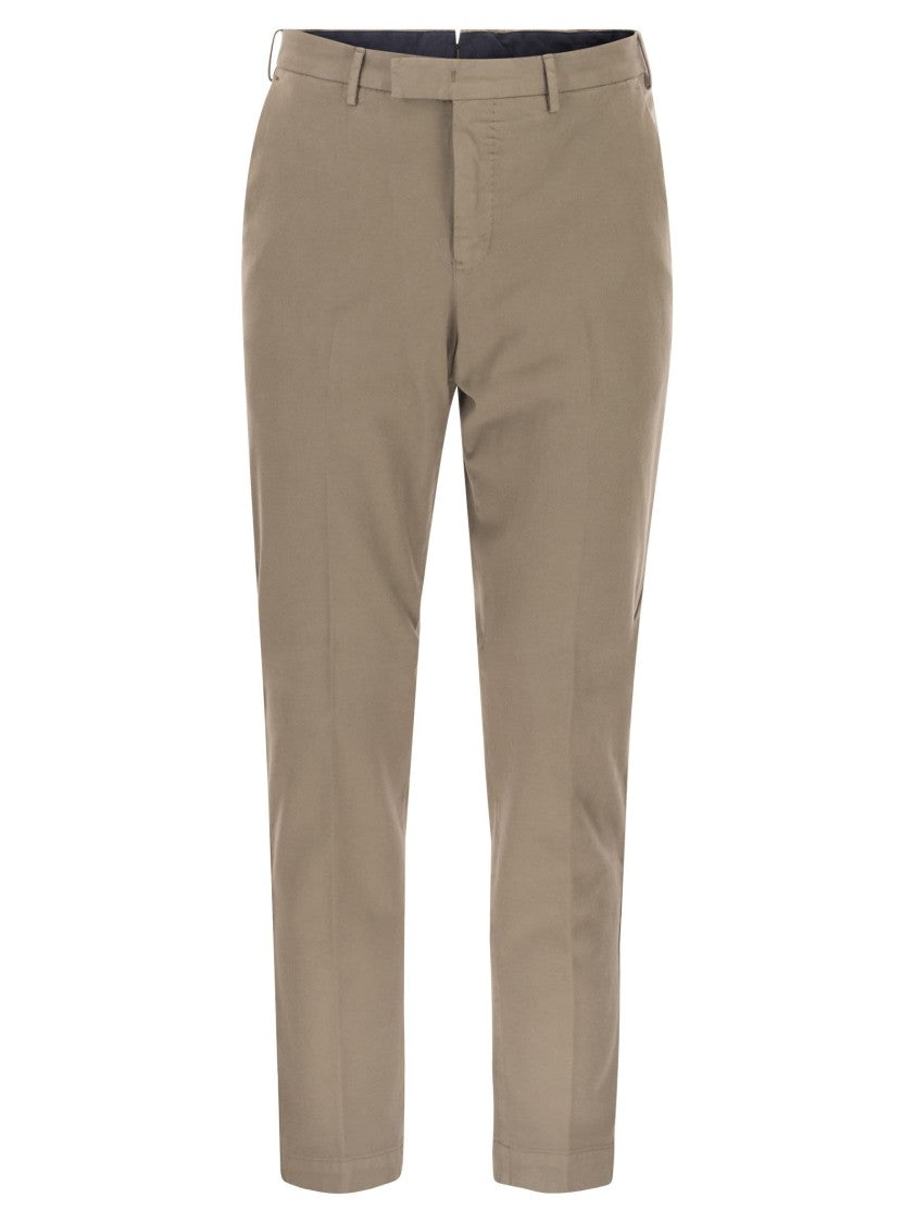 Pt Torino Master - Cotton And Cashmere Trousers