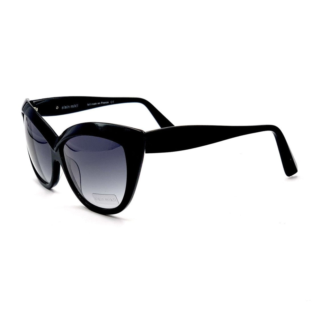 Alain Mikli Black Al 1313 Bold Cat-Eye Sunglasses