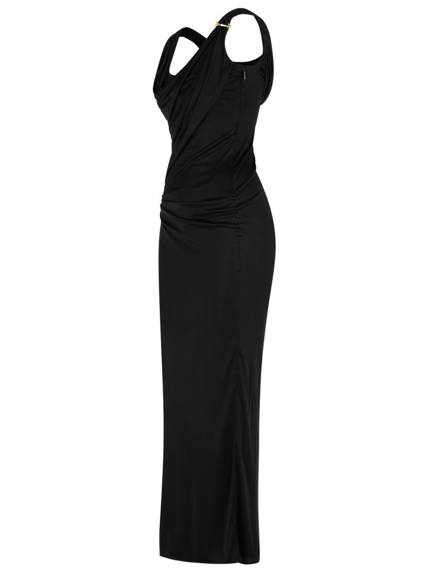 Versace Black Viscose Dress