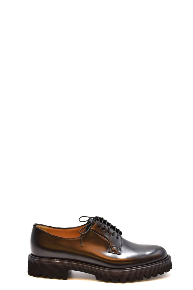 Church's Black Leather Lug-Sole Derby