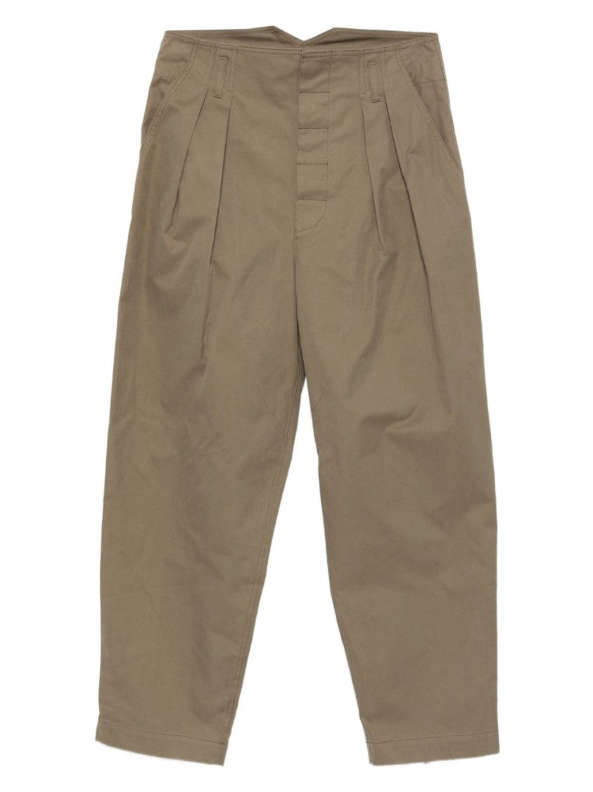 Moschino Cropped Green Trousers