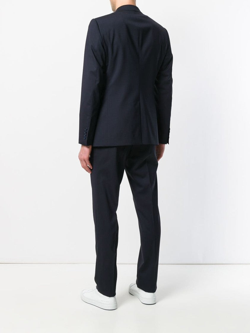 Dolce & Gabbana Blue Two-Piece Suit With Notch Lapel