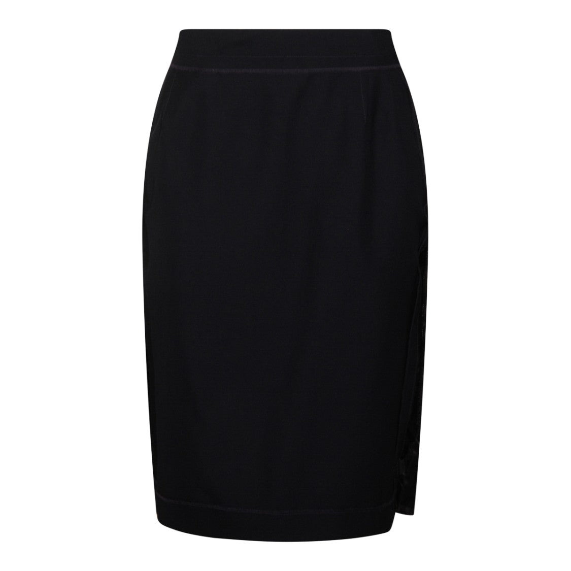 Maison Margiela Navy Cotton Skirt