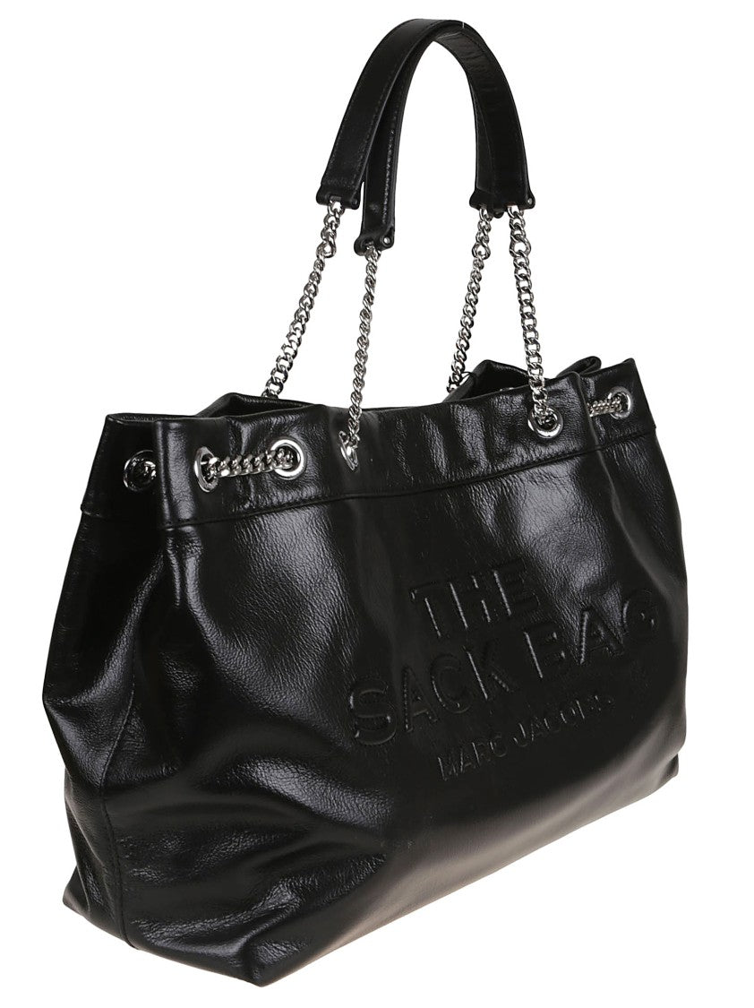 Marc Jacobs Large Chain Sack In Fine Full-Grain Leather